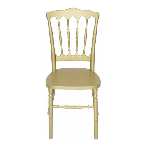 Gold Resin Napoleon Chair With UV Protection